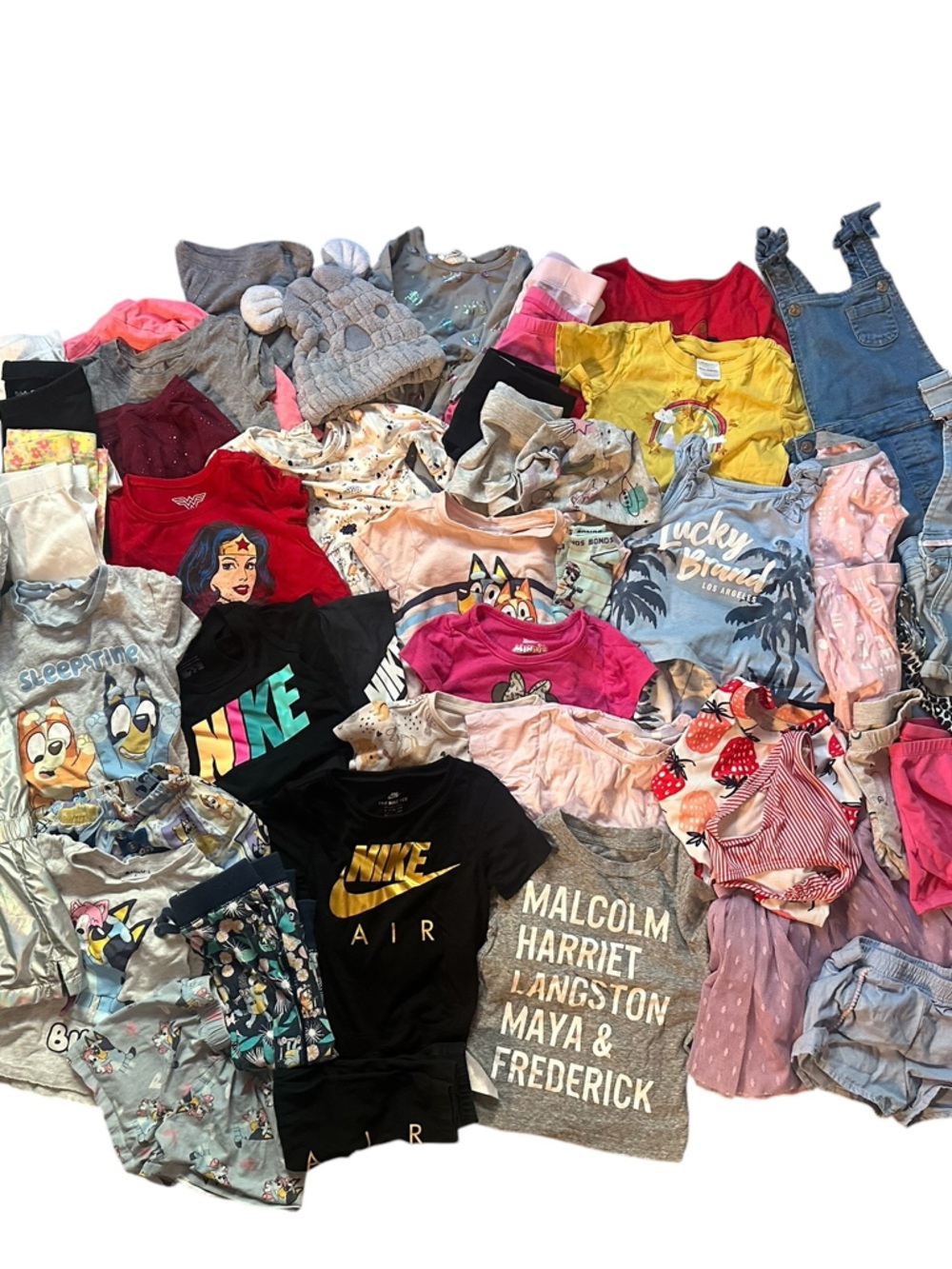 Mystery Lot of 2T Girl Toddler Kid Clothes up to 20 Items/5lbs - Picture 1 of 4
